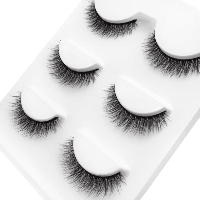 Amie Faux Mink 3D Eye Lashes 11mm 3 Pairs