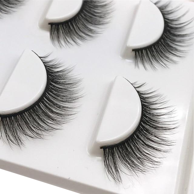 Den Faux Mink 3D Eye Lashes 11mm 3 Pairs