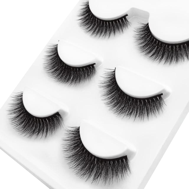 Karla Faux Mink 3D Eye Lashes 11mm 3 Pairs