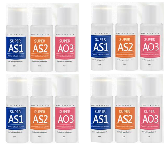 3 x 30ML AS1-AS2-AO3 Face Serum