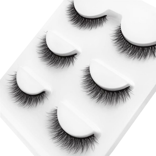 Amie Faux Mink 3D Eye Lashes 11mm 3 Pairs