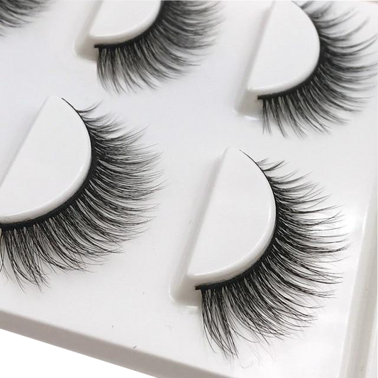Den Faux Mink 3D Eye Lashes 11mm 3 Pairs