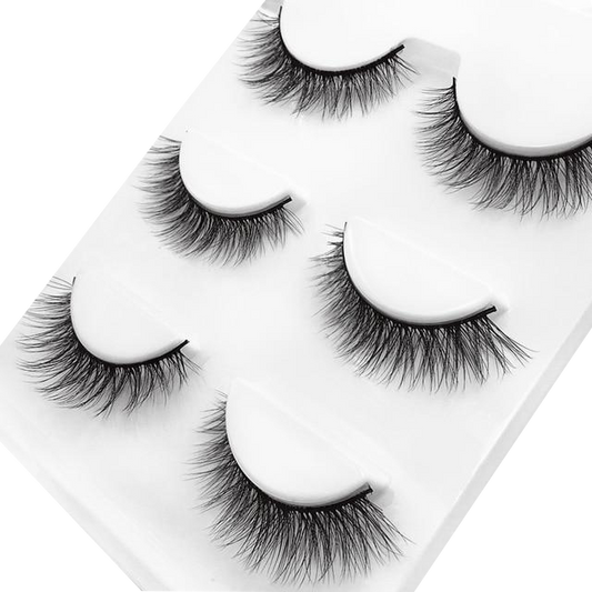 Jenner Faux Mink 3D Eye Lashes 11mm 3 Pairs