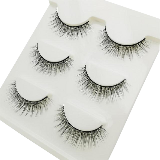Jose Faux Mink 3D Eye Lashes 11mm 3 Pairs