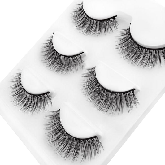 Kayla Faux Mink 3D Eye Lashes 11mm 3 Pairs