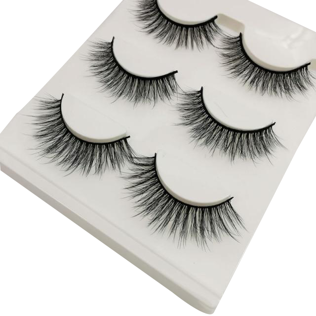 Macy Faux Mink 3D Eye Lashes 11mm 3 Pairs