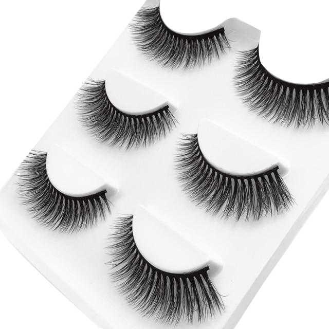 Nikla Faux Mink 3D Eye Lashes 11mm 3 Pairs