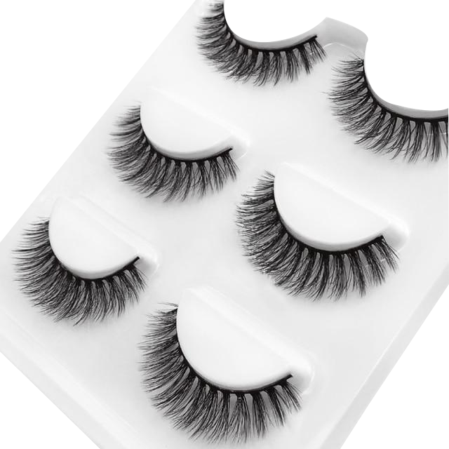 Veron Faux Mink 3D Eye Lashes 11mm 3 Pairs