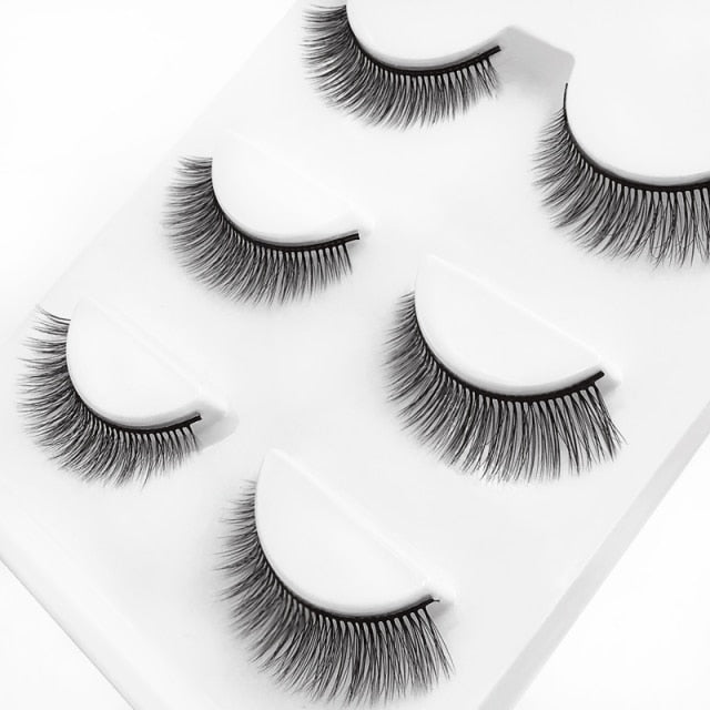 Ruby Faux Mink 3D Eye Lashes 11mm 3 Pairs